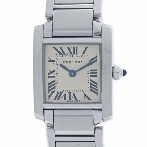 卡地亞 Cartier Tank Française SM 最終版 W51008Q3 女士腕錶 SS 40352