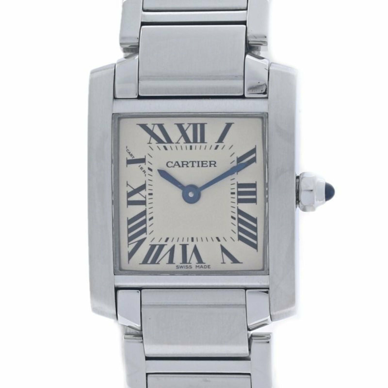 卡地亞 Cartier Tank Française SM 最終版 W51008Q3 女士腕錶 SS 40352-1