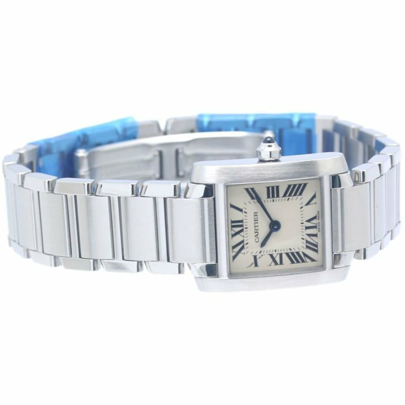 卡地亞 Cartier Tank Française SM 最終版 W51008Q3 女士腕錶 SS 40352-4