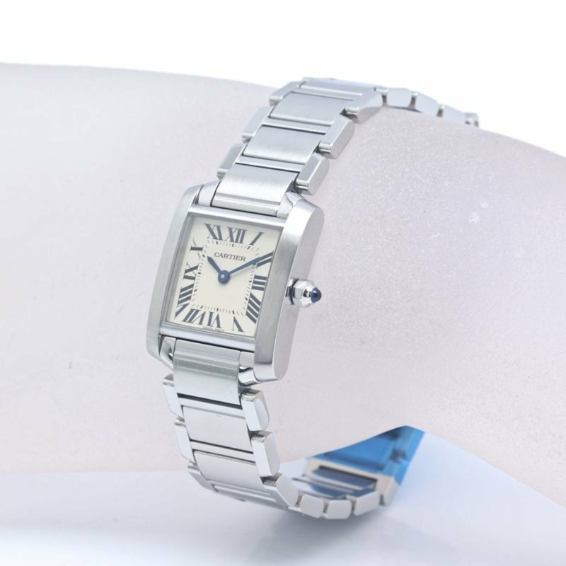 卡地亞 Cartier Tank Française SM 最終版 W51008Q3 女士腕錶 SS 40352-6