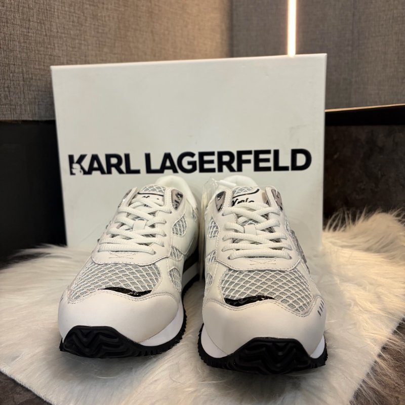 KARL 字體黑白運動鞋-2