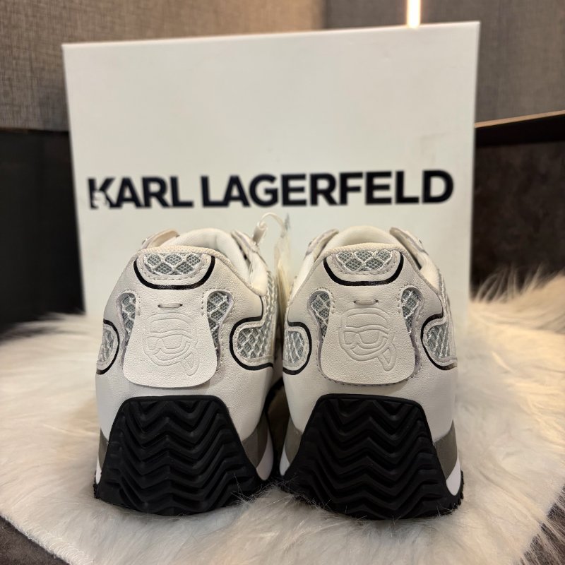 KARL 字體黑白運動鞋-3