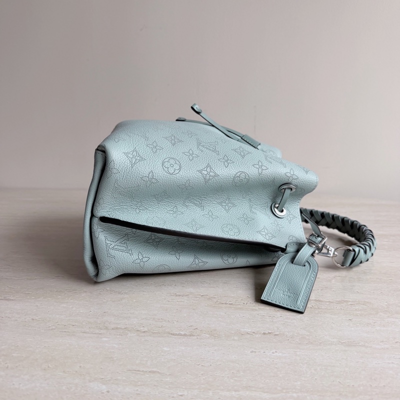Louis Vuitton 路易威登淺藍色Muria水桶包 芯片款 底長25-2