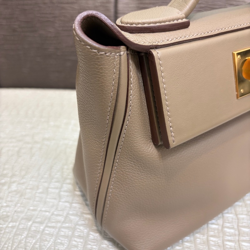 Hermes 大象灰Evercolor金釦Mini 2424-3