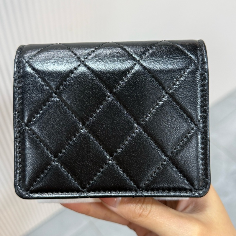 CHANEL香奈兒 31bag 25C 早春度假系列 新款零錢包/卡包/手拿包 ，可加鏈條做斜挎包。芯片款-3