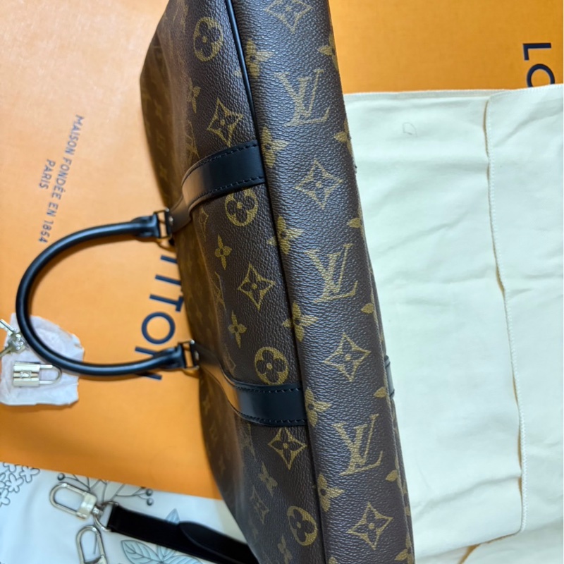 LV絕版老花公事包電腦包9成新-5