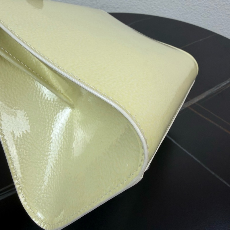 99新💛Delvaux Brillant系列 牛皮 黃色🟡單肩包斜挎包手提包迷你 🔸正品保障-7