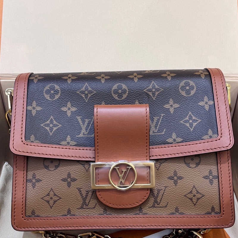 Louis Vuitton路易威登 LV老花達芙妮中號 編碼可掃芯片-0