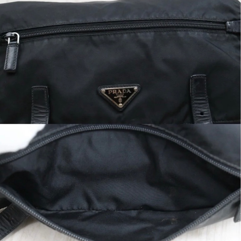 「JL精品代購」9新 Prada 郵差包-10