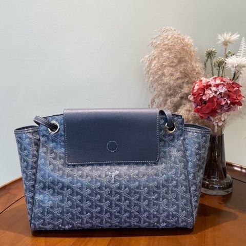 9.9新✨GOYARD 戈雅Rouette 小號 灰色塗層帆布老花單肩包❤️正品保障