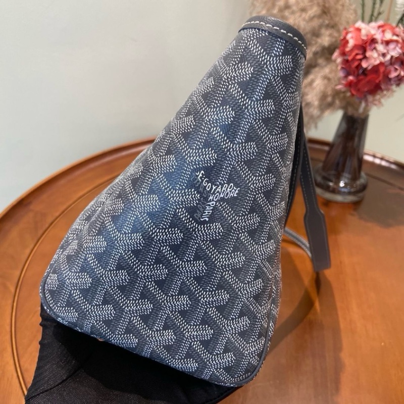 9.9新✨GOYARD 戈雅Rouette 小號 灰色塗層帆布老花單肩包❤️正品保障-2