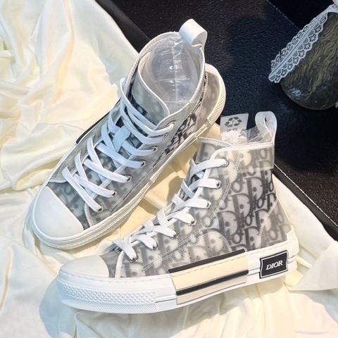 Dior/迪奧 B27黑白DR滿印休閒鞋 37碼
