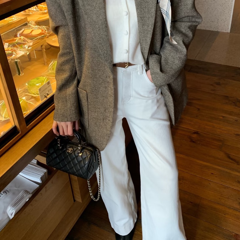 CHANEL香奈兒黑金25C波士頓保齡球手提斜挎包 閒置全配🈶購證-45
