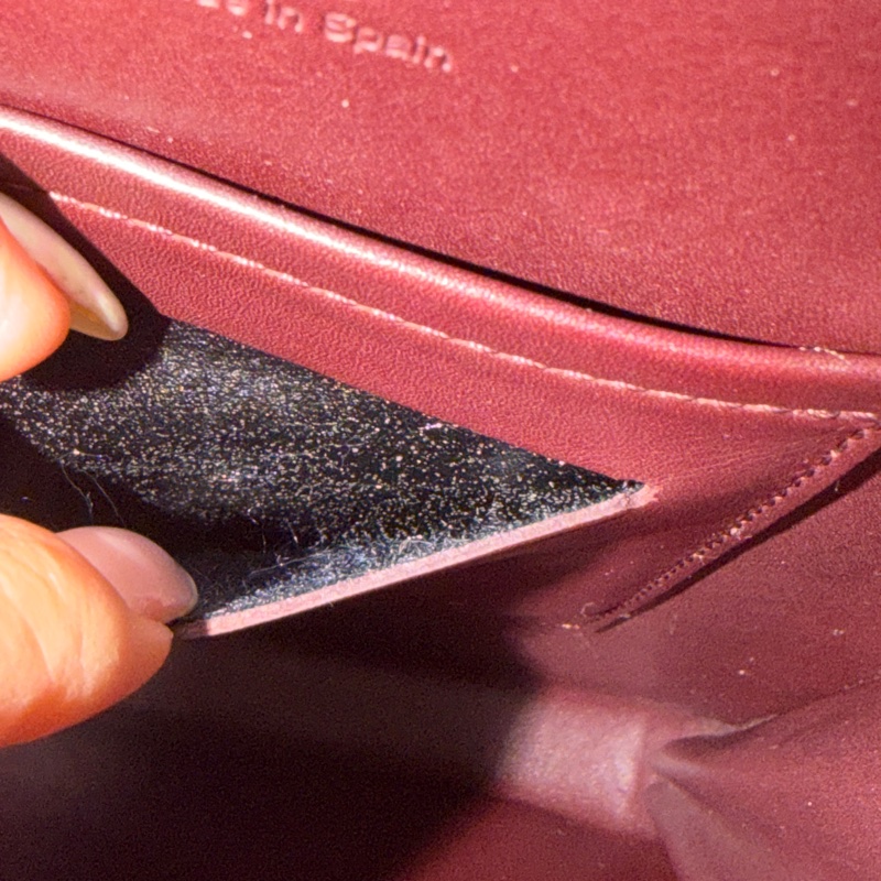 LV 2000年秋冬限量款漆皮棋盤格鏈條盒子手提包-14