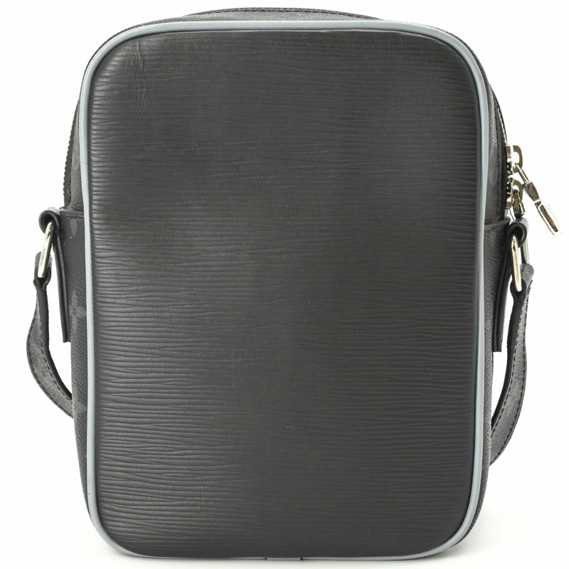 路易威登 (LOUIS VUITTON) Danube PM 單肩背包 Epi Monogram Eclipse 黑/海軍藍 M53421-2