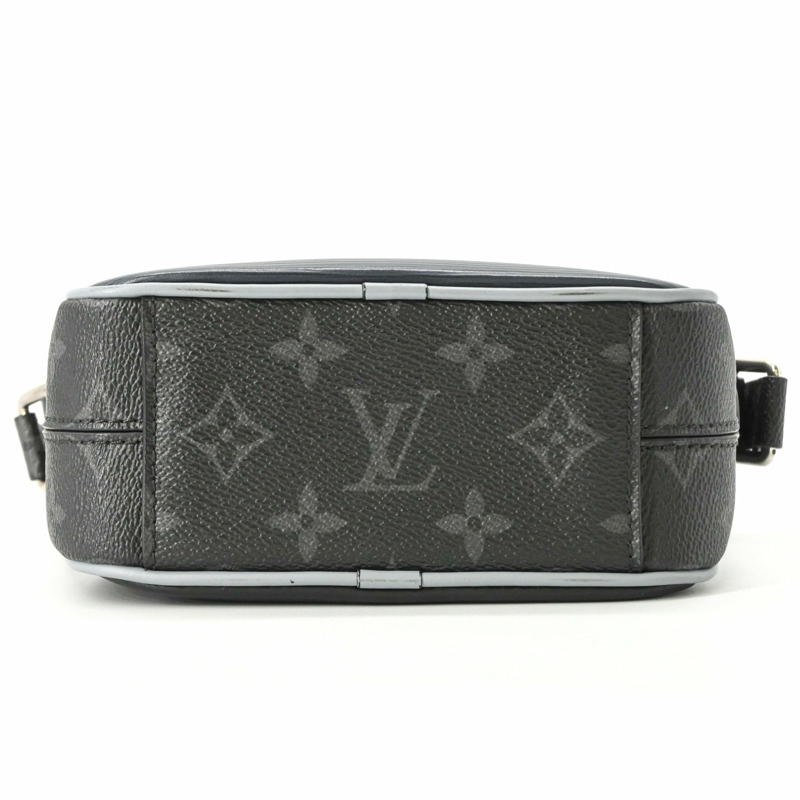 路易威登 (LOUIS VUITTON) Danube PM 單肩背包 Epi Monogram Eclipse 黑/海軍藍 M53421-5