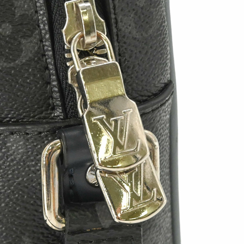 路易威登 (LOUIS VUITTON) Danube PM 單肩背包 Epi Monogram Eclipse 黑/海軍藍 M53421-7