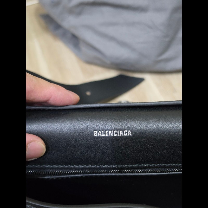 美品95新 Balenciaga 巴黎世家 Downtown all black 牛皮-7