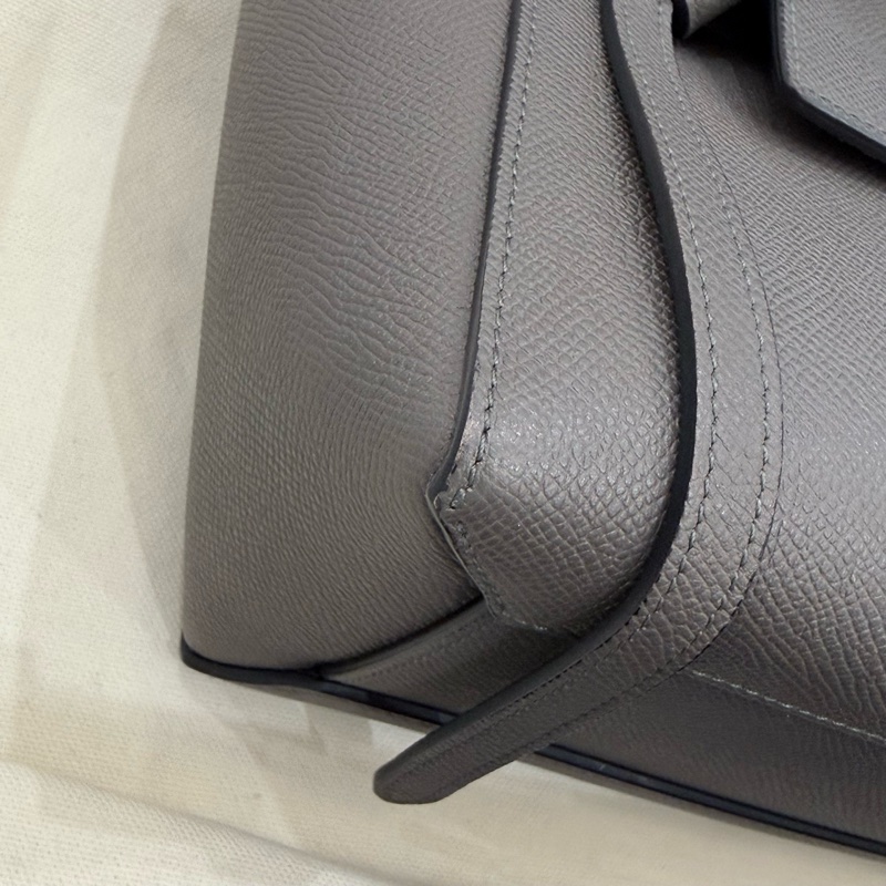 Celine 鯰魚包 Nano 牛皮 大象灰-5