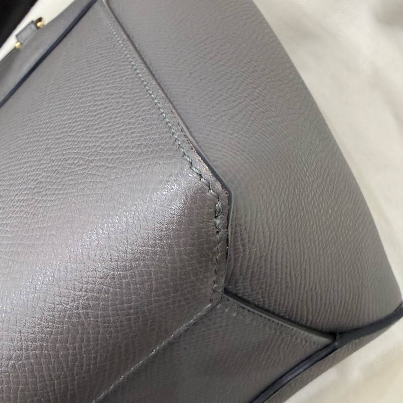 Celine 鯰魚包 Nano 牛皮 大象灰-6