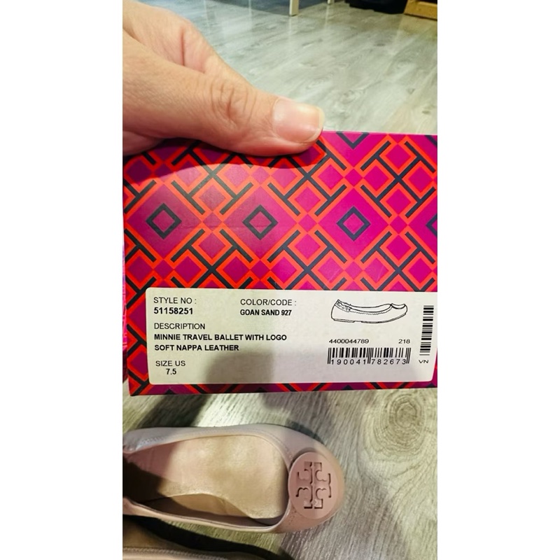 Tory Burch Minnie Travel Ballet Flats 正品平底芭蕾舞鞋 7.5號 折疊娃娃鞋-2