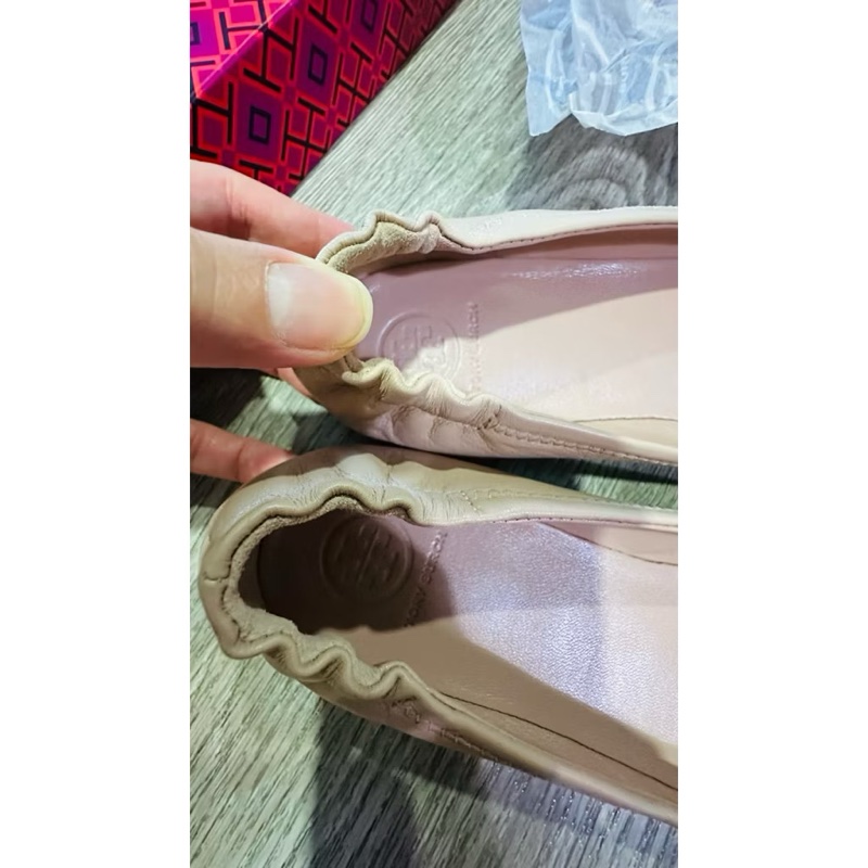 Tory Burch Minnie Travel Ballet Flats 正品平底芭蕾舞鞋 7.5號 折疊娃娃鞋-3
