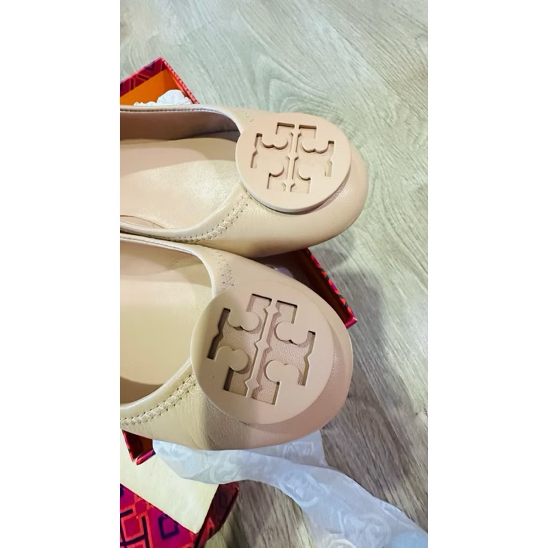 Tory Burch Minnie Travel Ballet Flats 正品平底芭蕾舞鞋 7.5號 折疊娃娃鞋-7