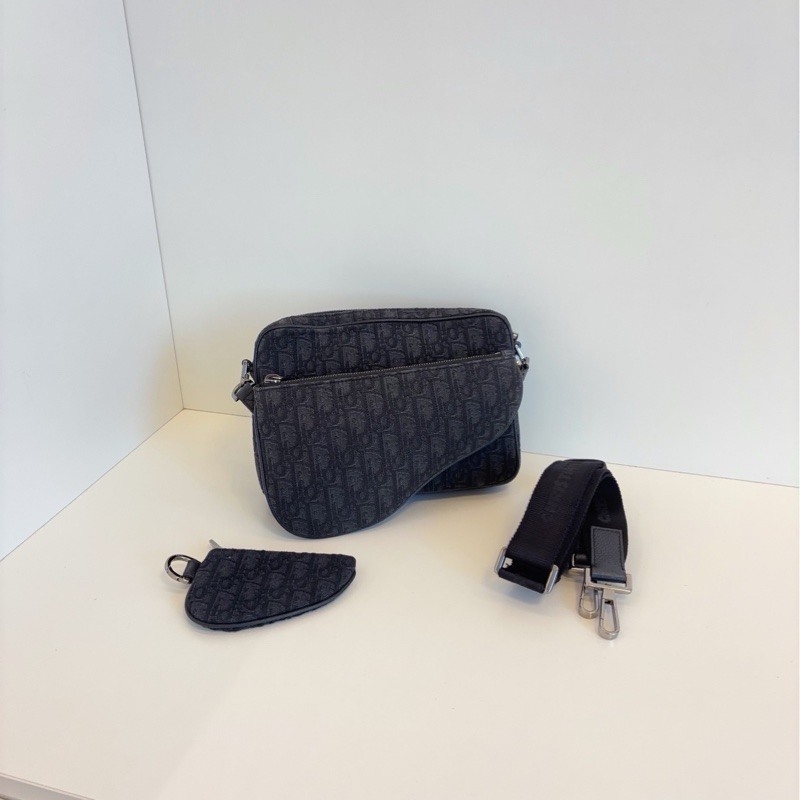 ✨Dior saddle 郵差包 三合一 98新 黑色很少見🖤-2
