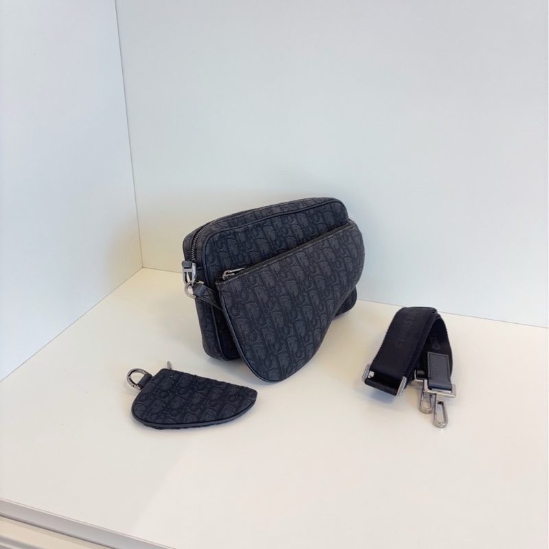✨Dior saddle 郵差包 三合一 98新 黑色很少見🖤-3
