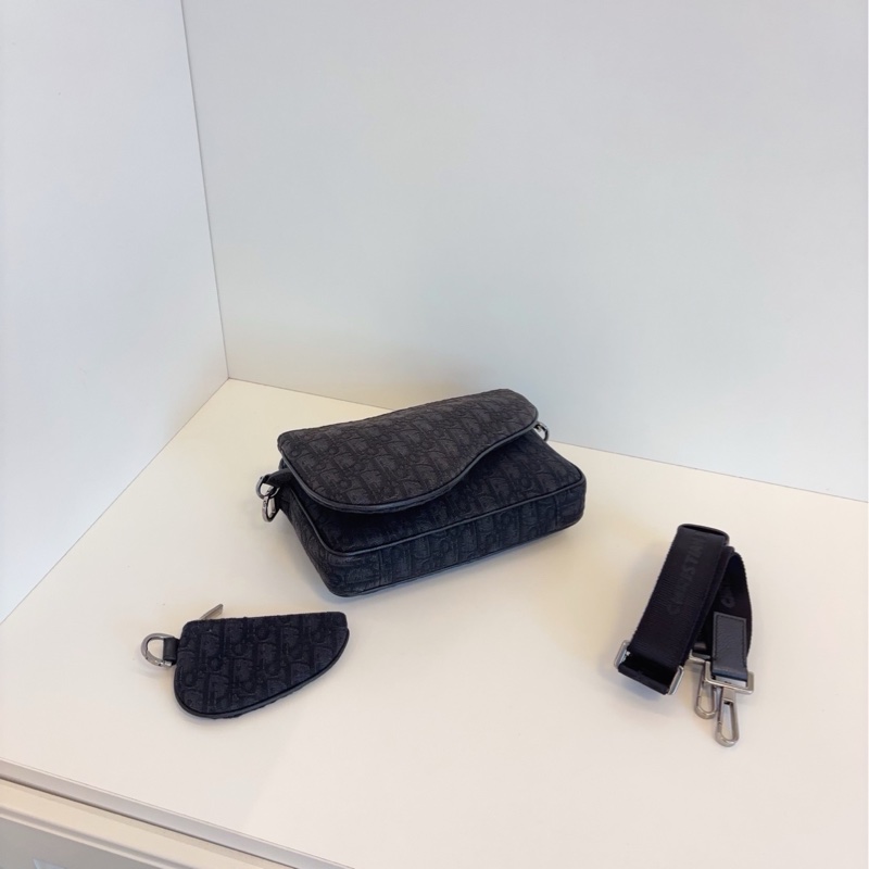 ✨Dior saddle 郵差包 三合一 98新 黑色很少見🖤-6