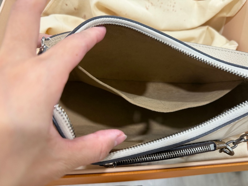Louis Vuitton Marelle奶油白水波紋-10