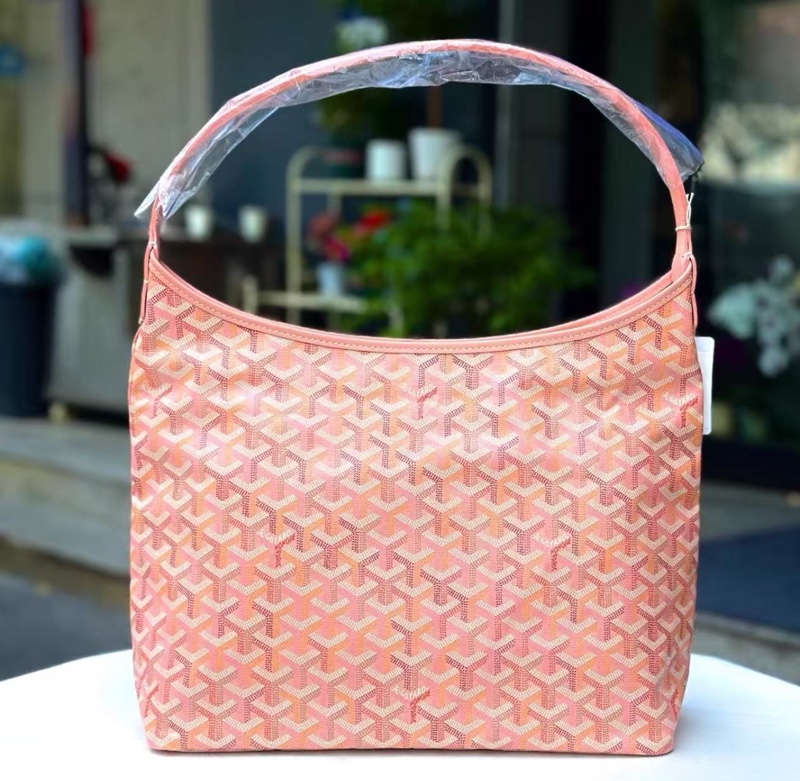 Goyard Hobo限量款炫彩樱花粉-1