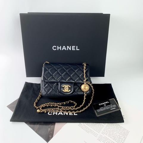 Chanel金球方胖 盒子/防塵袋/保卡