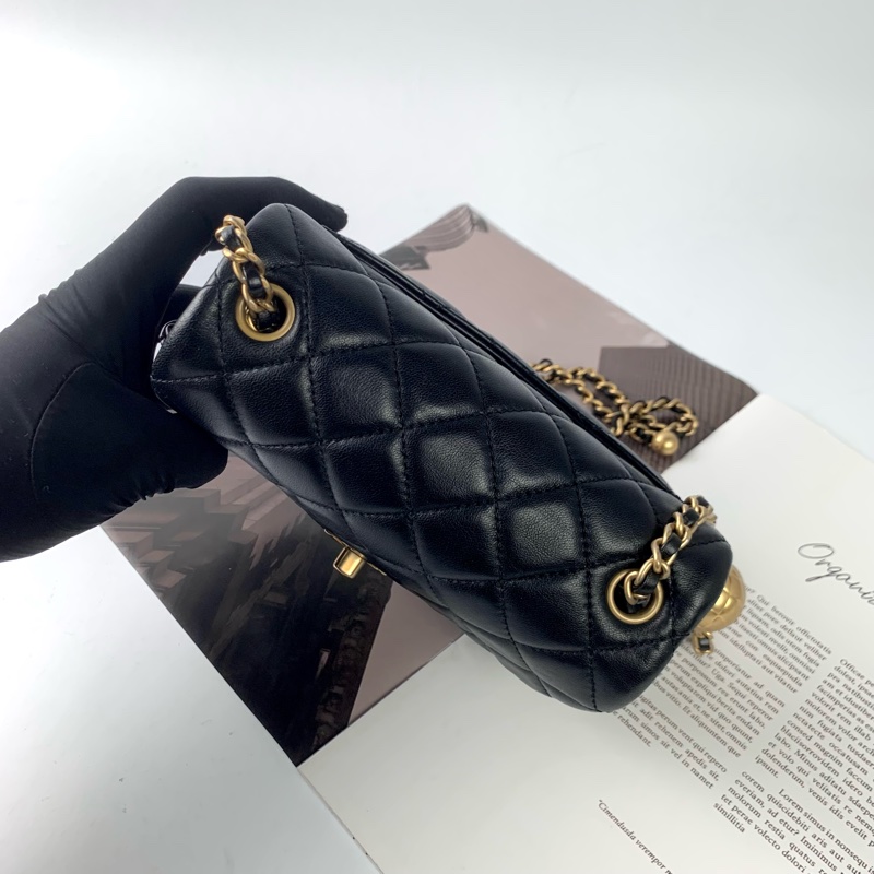 Chanel金球方胖 盒子/防塵袋/保卡-6