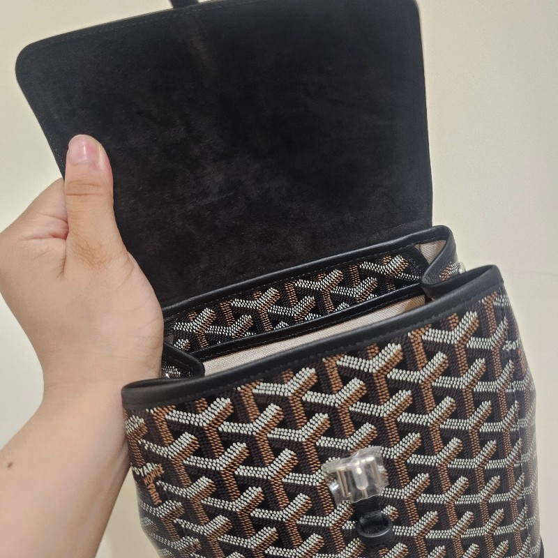 Goyard 2026 限定 四葉草 後背包 alpin mini 黑色-12