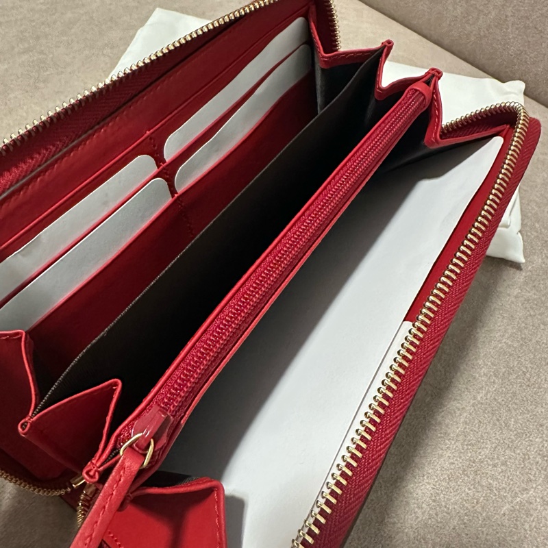 GUCCI 💫 愛心 防刮皮 LOGO 長夾-5