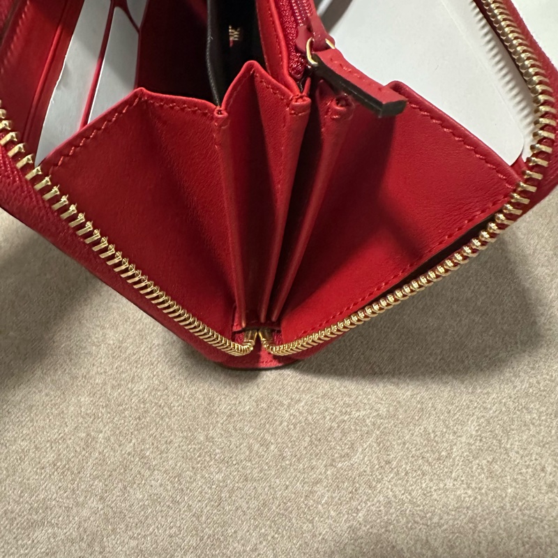 GUCCI 💫 愛心 防刮皮 LOGO 長夾-6