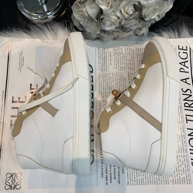 愛馬仕 Hermes kelly 拼色高邦鞋 尺碼：36 穿一次-3