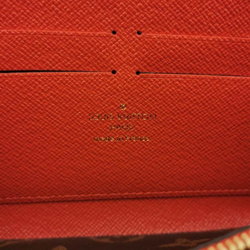 Louis Vuitton (LV) Zippy牛皮拼色Monogram印花環繞式拉鍊皮夾-6