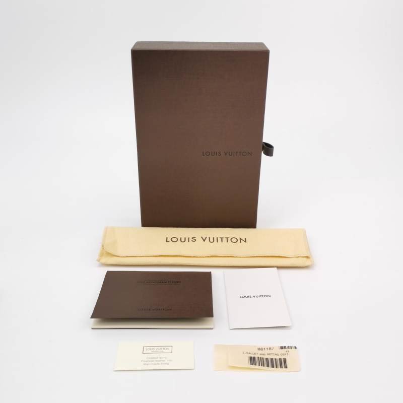 Louis Vuitton (LV) Zippy牛皮拼色Monogram印花環繞式拉鍊皮夾-8