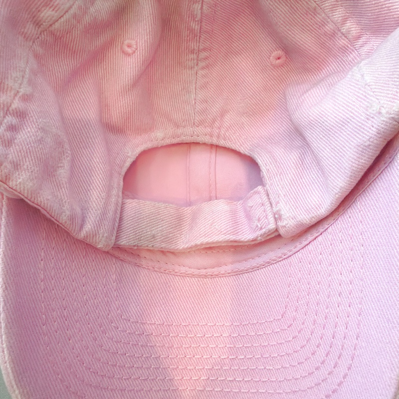 二手精品自賣❤️Balenciaga巴黎世家粉色破損髒髒帽.做舊款棒球帽.57公分M號-9