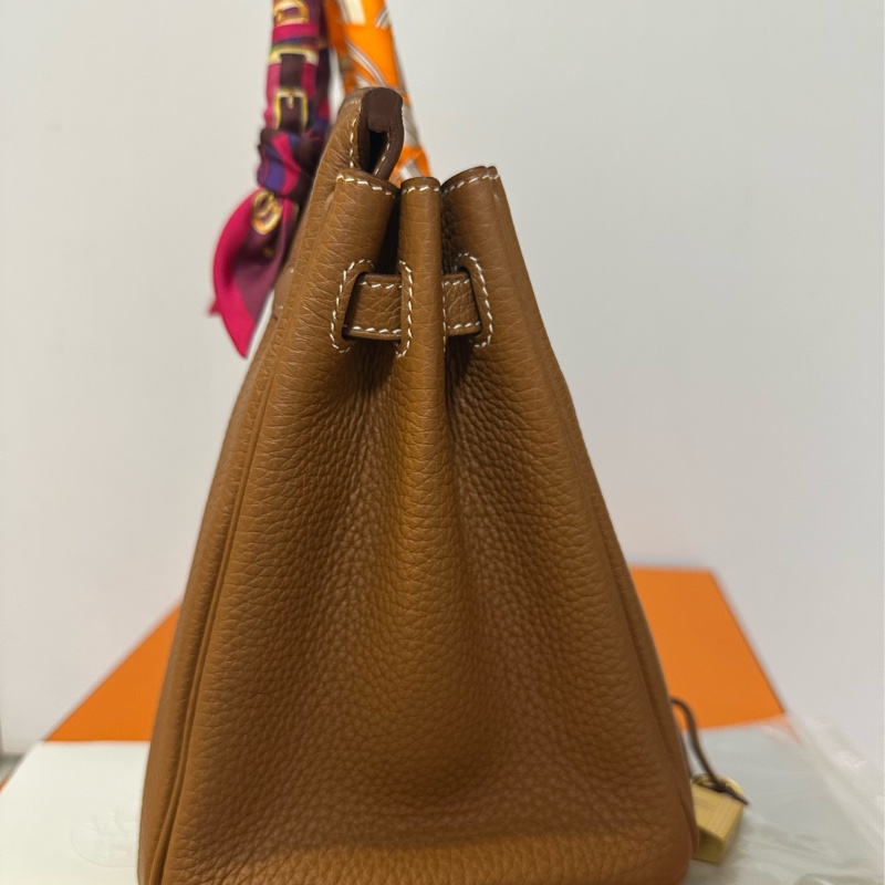 Hermes birkin25 金棕色金扣-2
