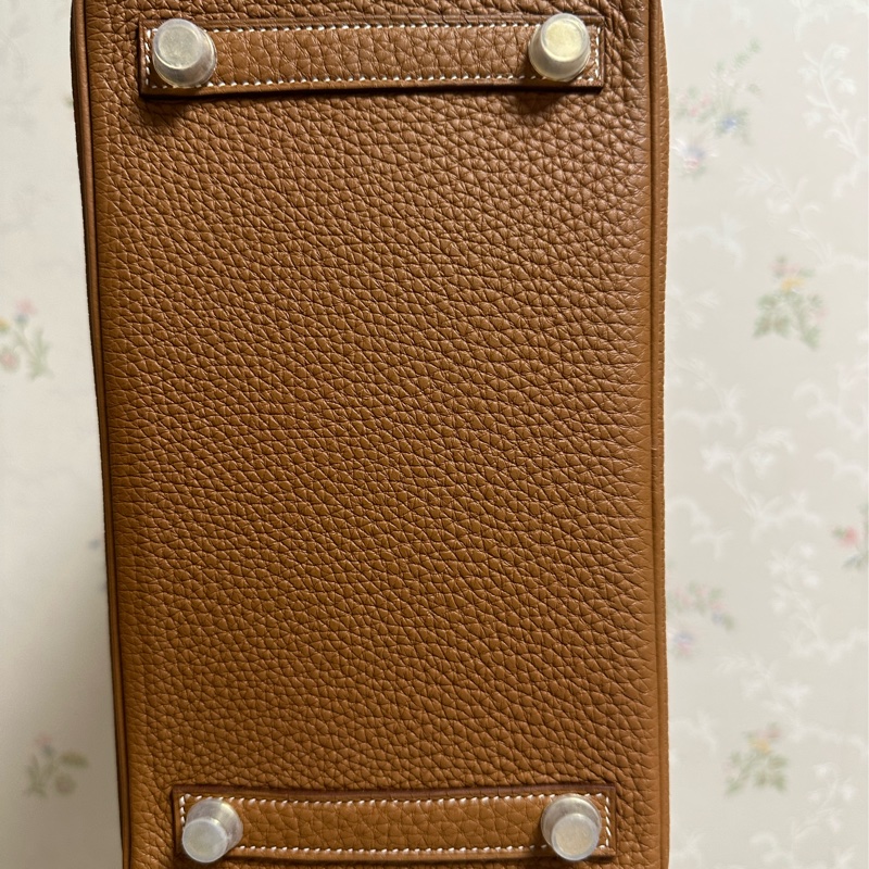 Hermes birkin25 金棕色金扣-5