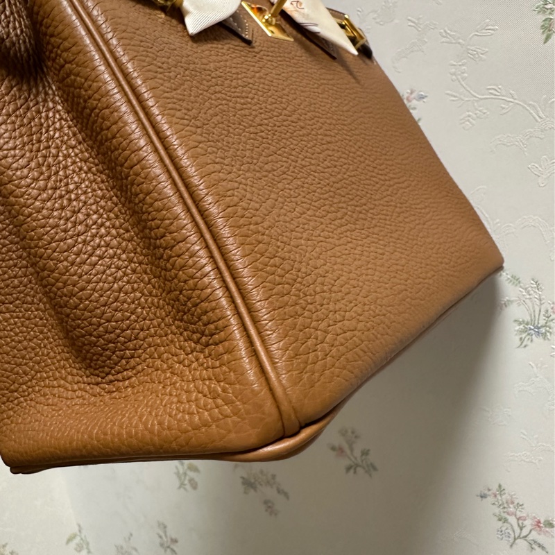 Hermes birkin25 金棕色金扣-6