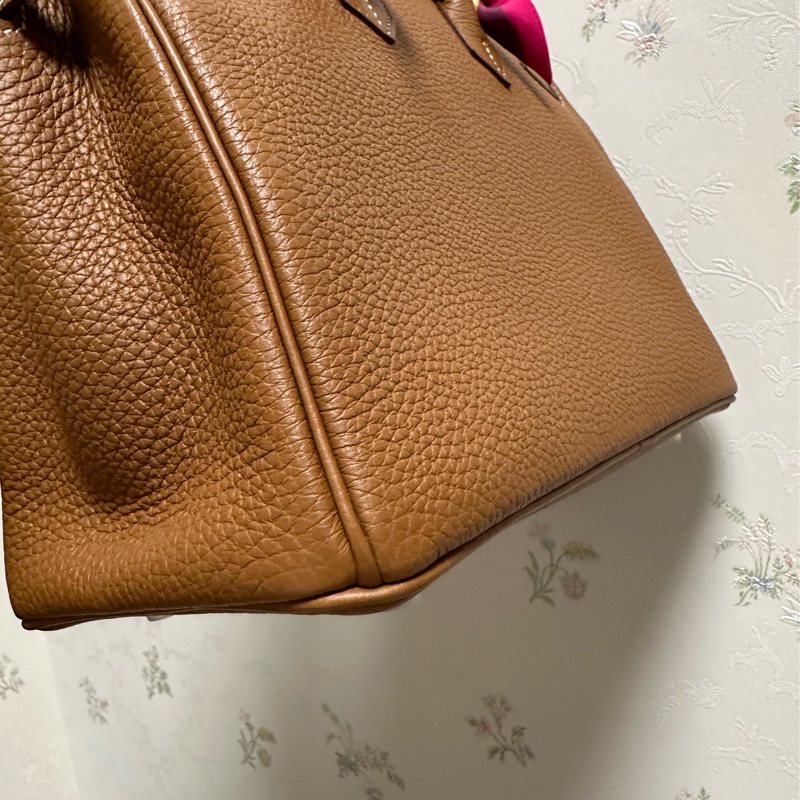 Hermes birkin25 金棕色金扣-7
