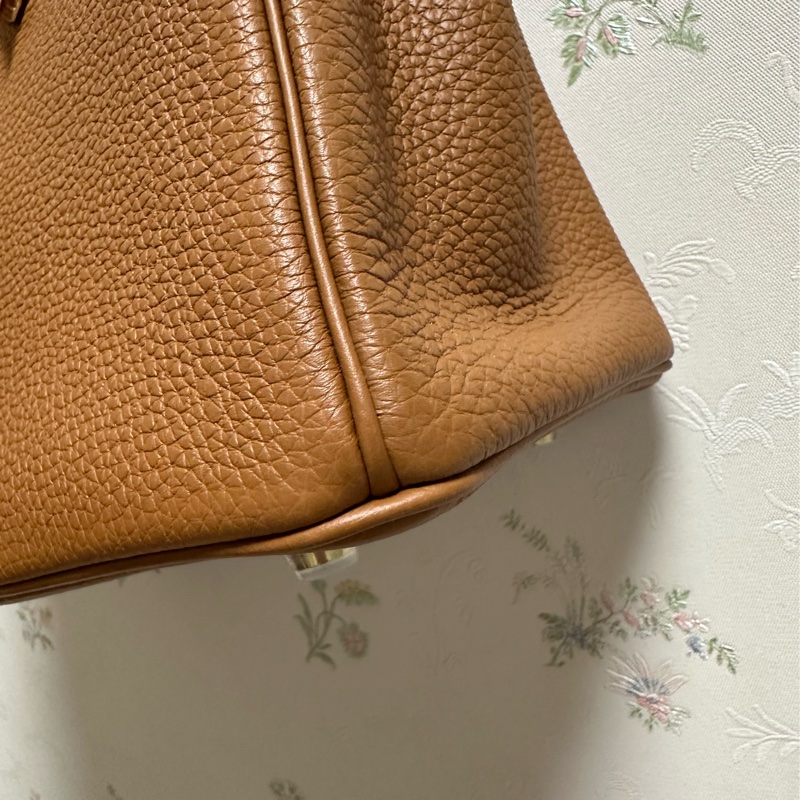 Hermes birkin25 金棕色金扣-8