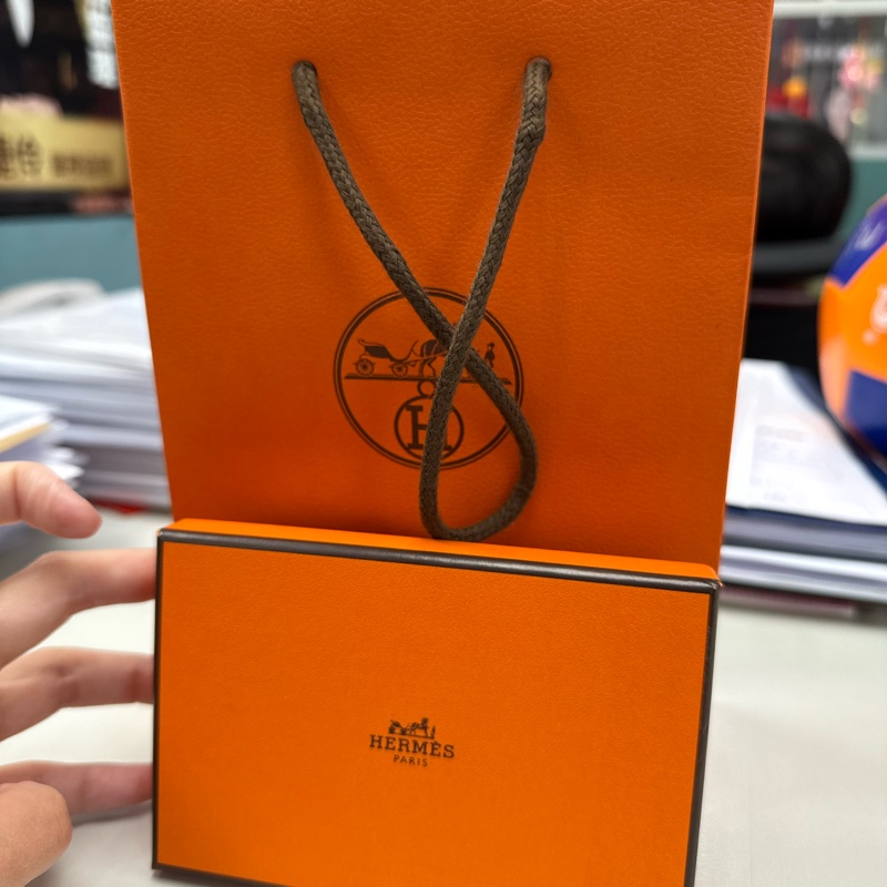 hermes calvi duo卡夾/零錢收納袋/全新-11