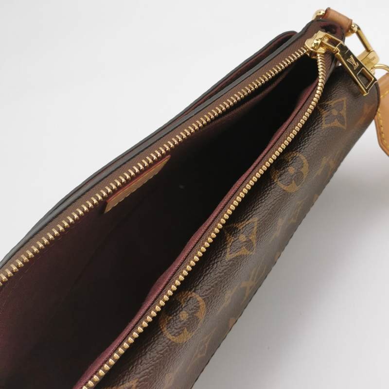 Louis Vuitton (LV) Viva Cite駱駝包植鞣革Monogram印花口袋設計斜挎包晶片款-6