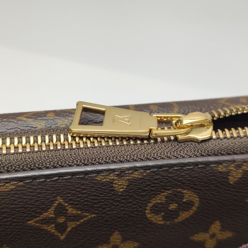 Louis Vuitton (LV) Viva Cite駱駝包植鞣革Monogram印花口袋設計斜挎包晶片款-9