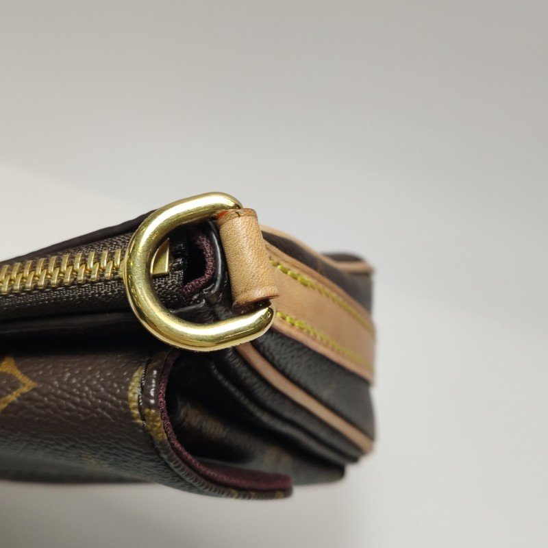 Louis Vuitton (LV) Viva Cite駱駝包植鞣革Monogram印花口袋設計斜挎包晶片款-21